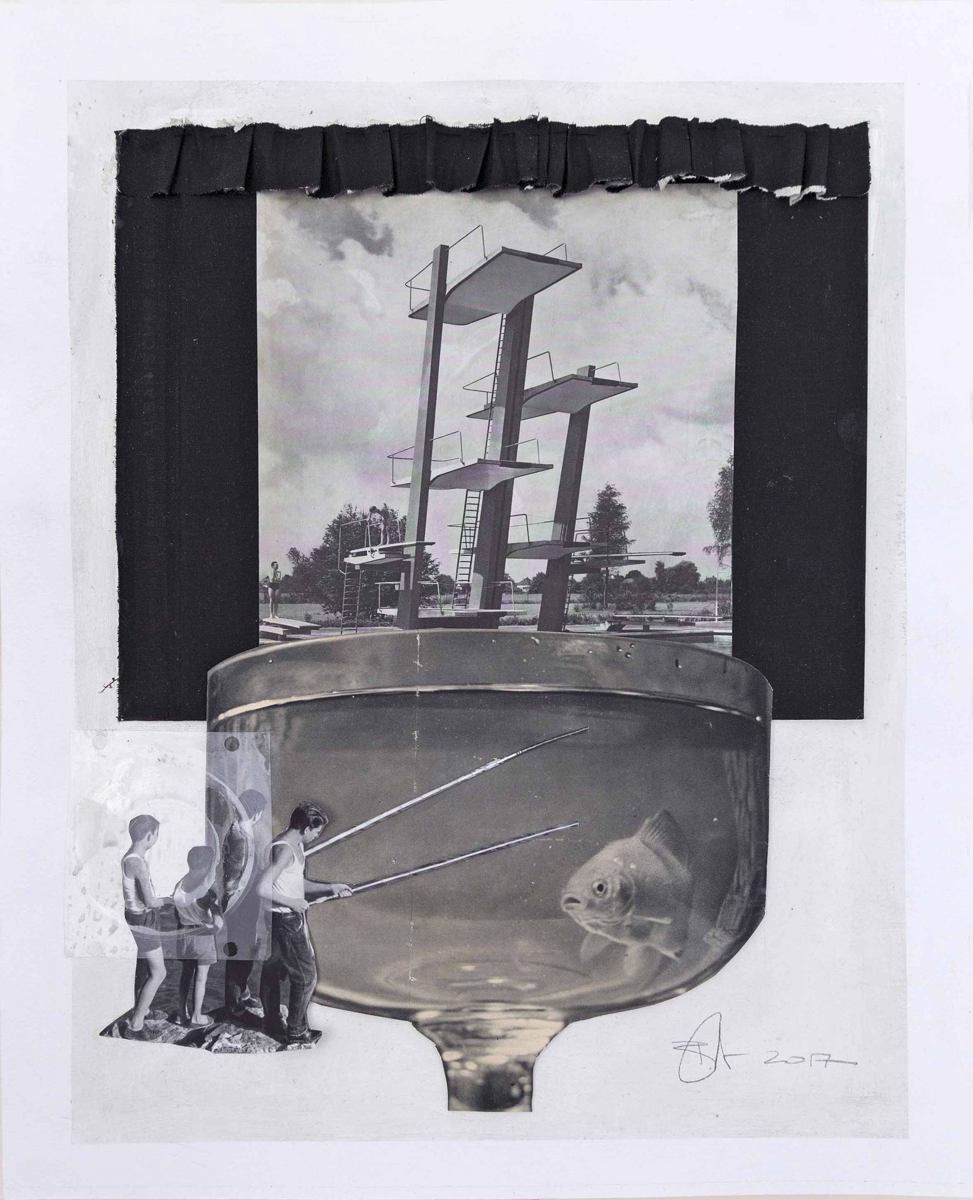 Collage Serie | Überleben | Art in Process – Process in Art 2017